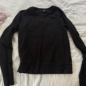 Lululemon Black Long Sleeve Sweatshirt